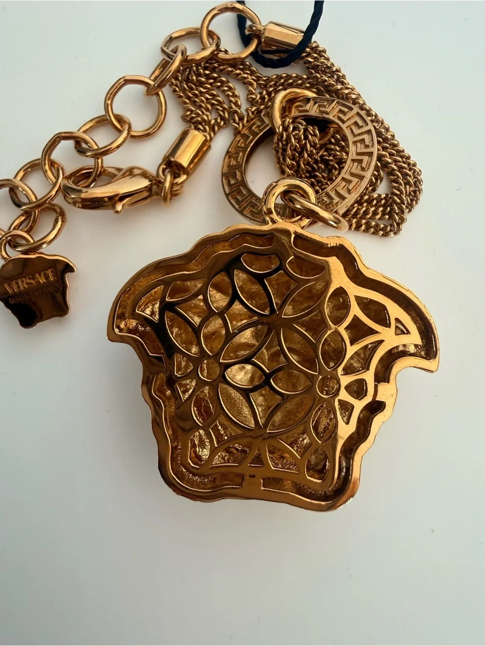 Versace Gold Medusa Head Pendant Bracelet
